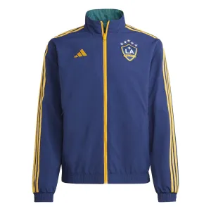 adidas LA Galaxy Reversible Anthem Jacket (Navy/Green/Multi)