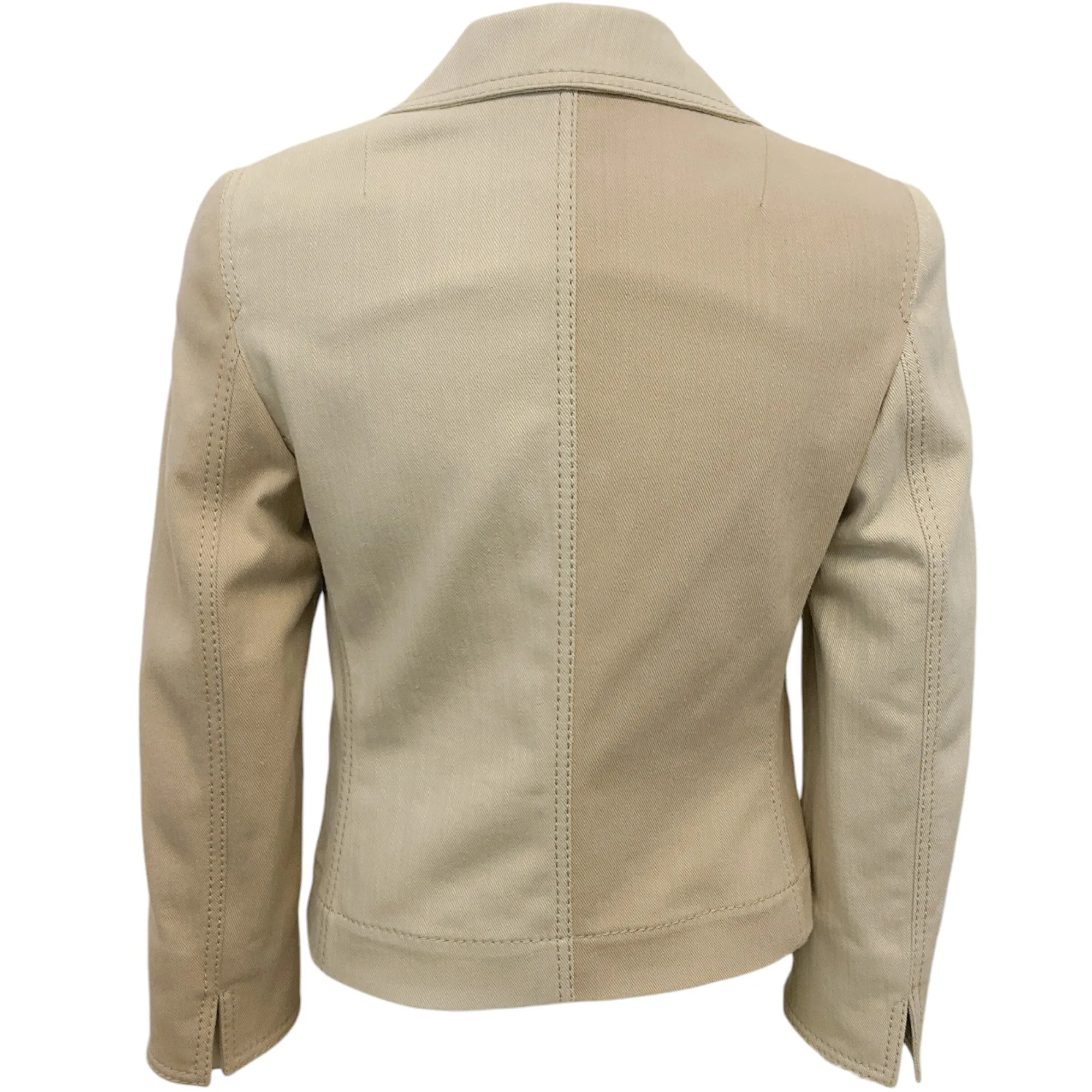 Akris Punto Two Tone Beige Cotton Jacket