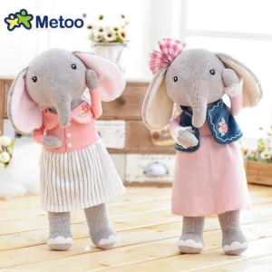 Famous Brand Metoo Angela forest lucky elephant cute plush doll couple doll a generation Angela Plush Toy Sweet Gift For Kids