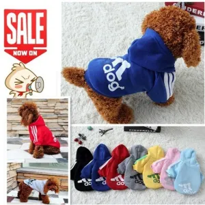 New Autumn Winter Pet Products Dog Clothes Pets Coats Soft Cotton Puppy Dog Clothes Clothes For Dog 7 colors XS-4XL