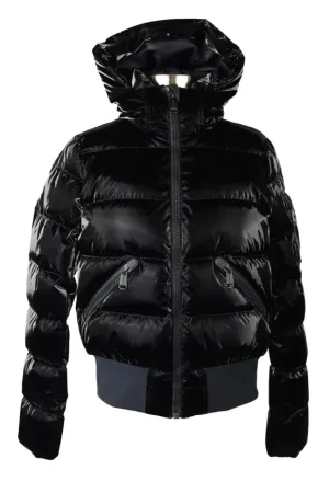 Short Glossy Puffer Jacket